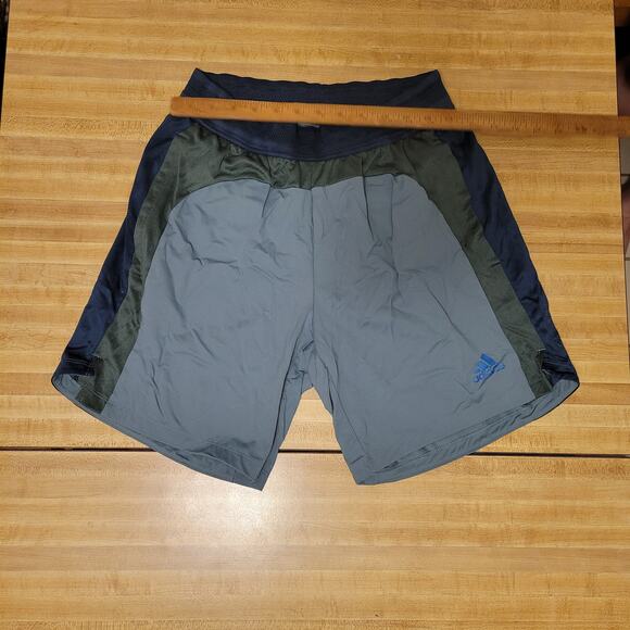 Adidas Men's M7 Running Shorts, Gray & Navy, Size Medium Lightweight Athletic - Picture 5 of 8
